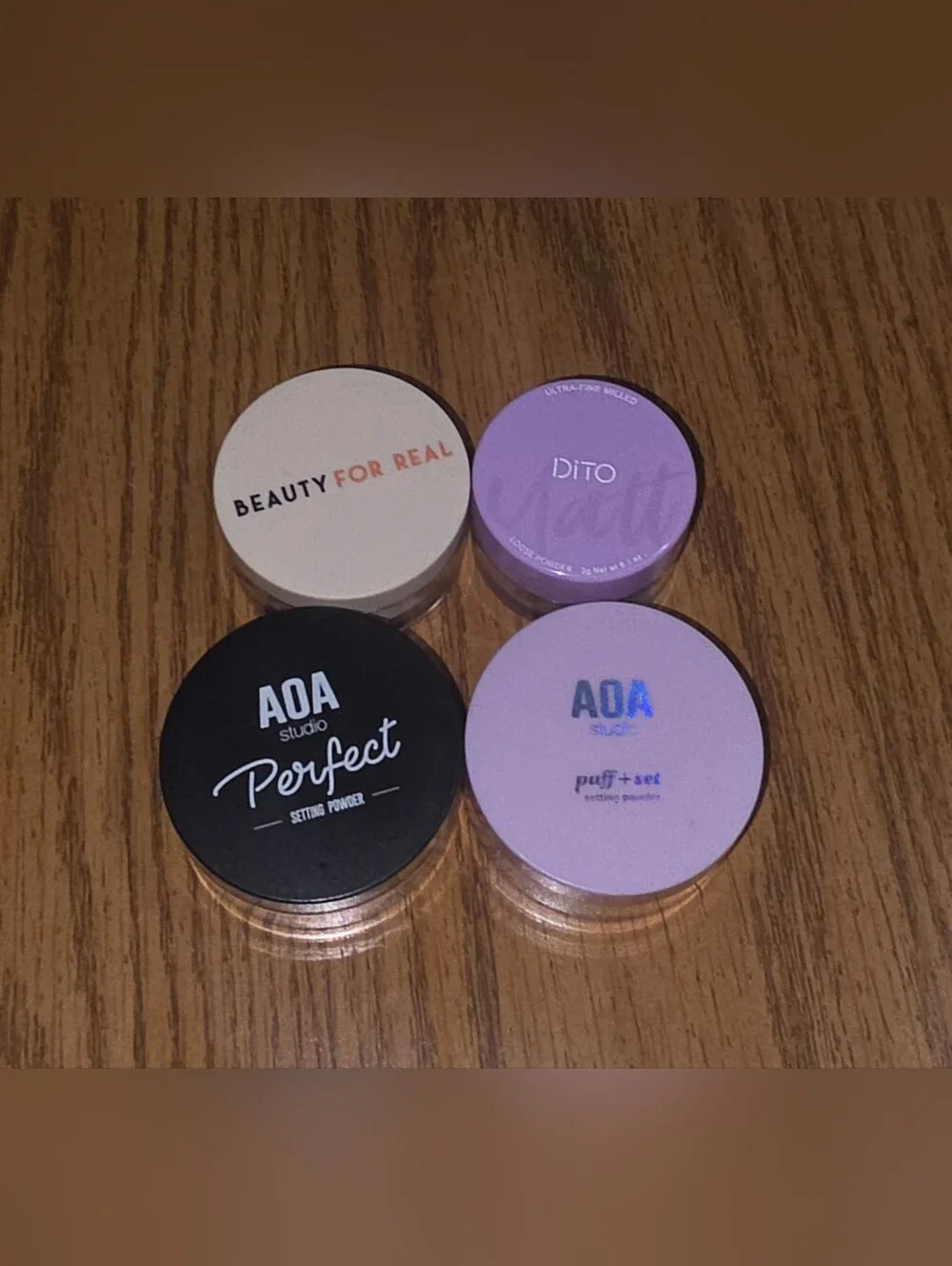 Assorted Setting Powder Bundle- Luminous, Translucent, Brightening, Banana